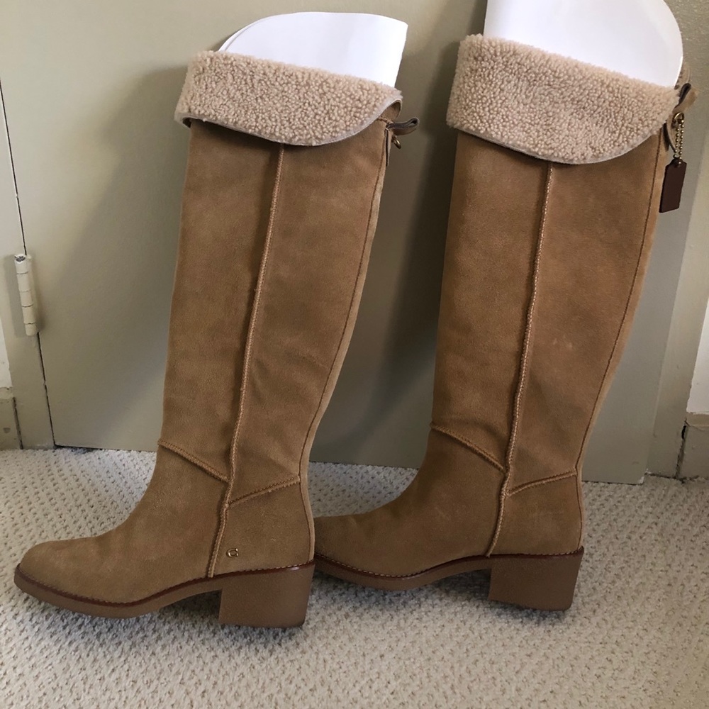 Coach tall boots.
